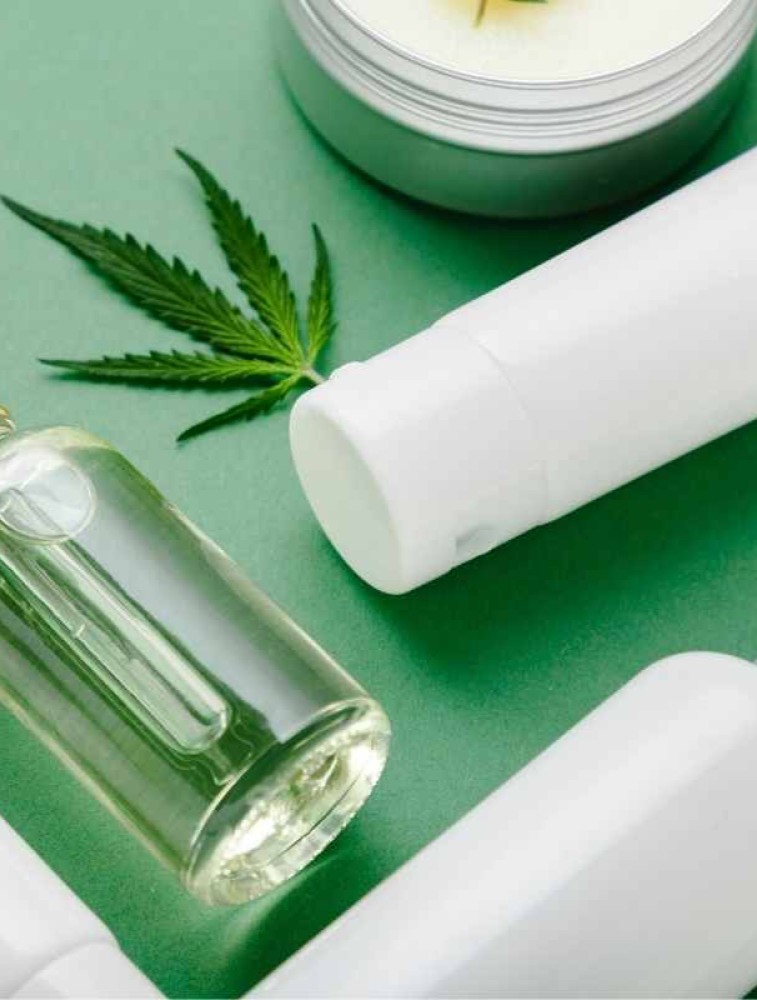 Image of Private Label Products With Hemp Leaves